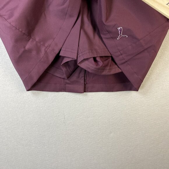 Puma Cell Skort Womens Size 8 Burgundy Red Skirt Golf Stretch UPF 50+ NWT $65‎ - Picture 8 of 15